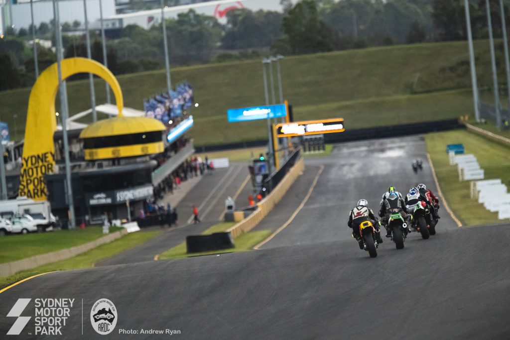 Bikes on the SMSP main Straight