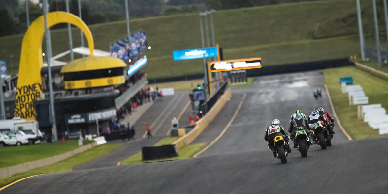 Bikes on the SMSP main Straight